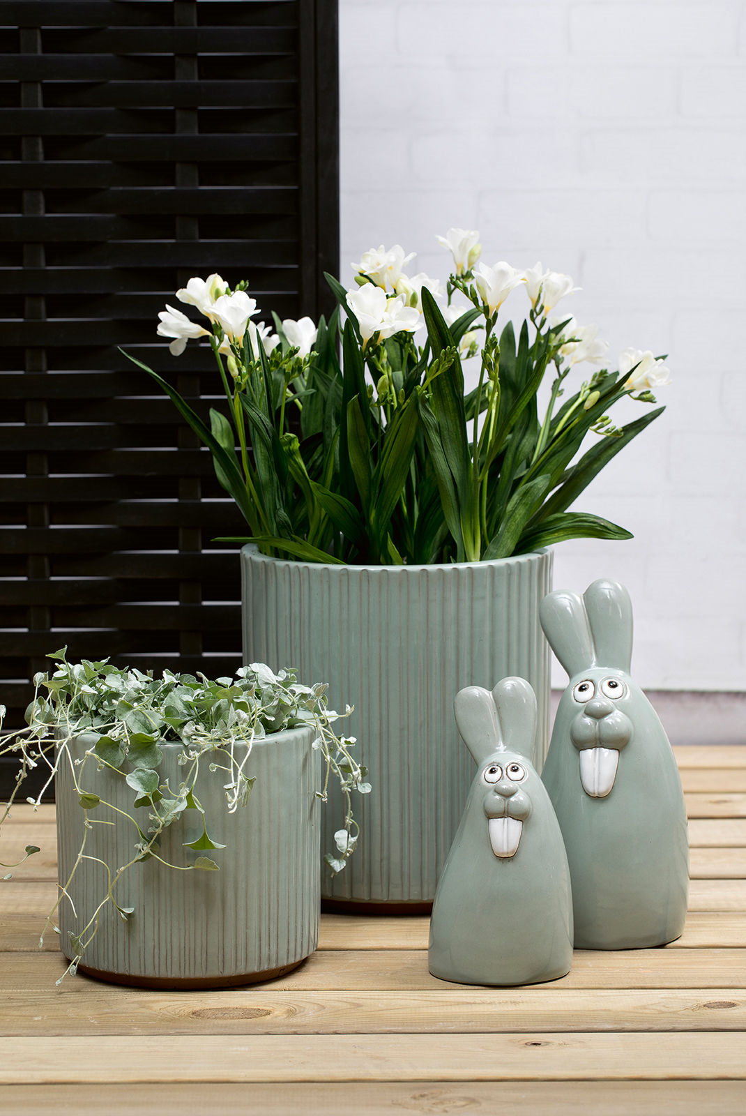 Wilma og Gala kanin - keramik