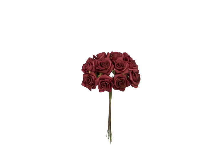 Picture of Deco foame rose on a wire