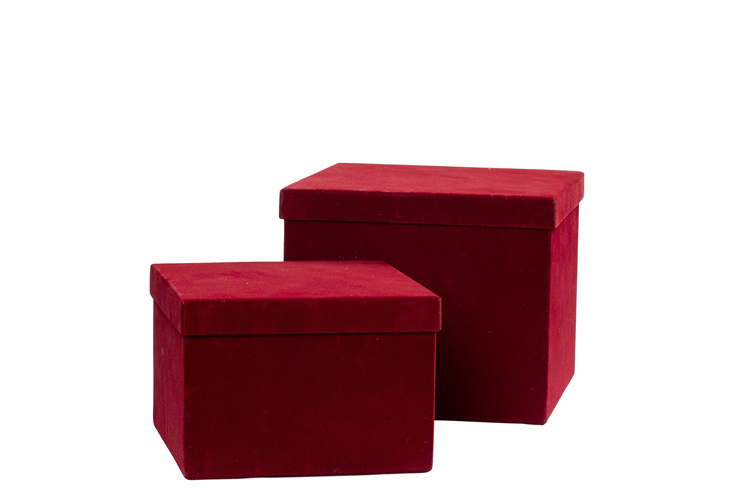 Picture of Hat box square velour