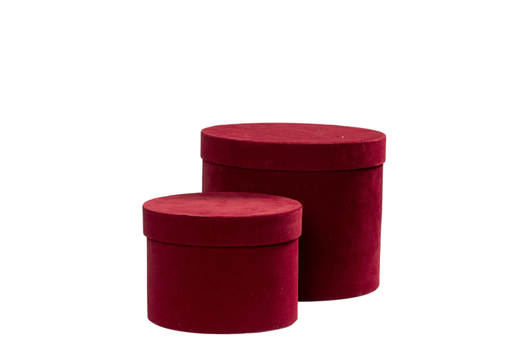 Picture of Hat box round velour