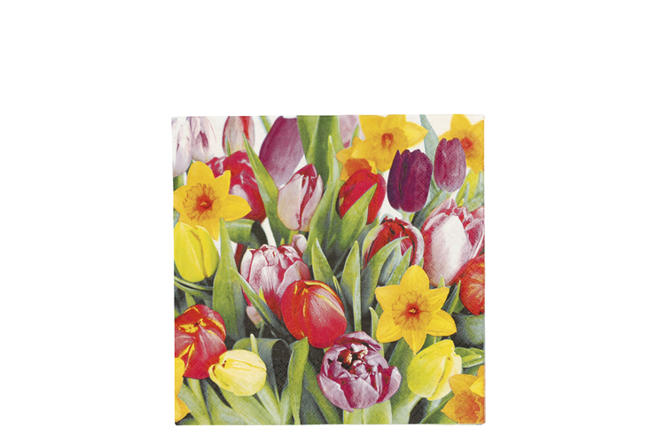 Picture of Tulips napkin