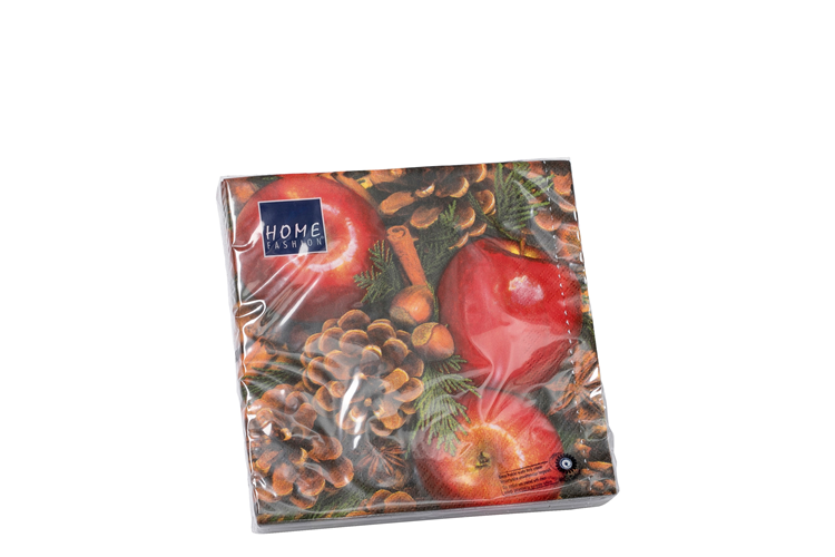 Picture of Apples/nuts napkin