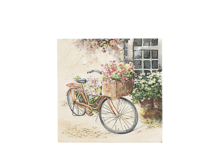 Picture of Flowerbike napkin