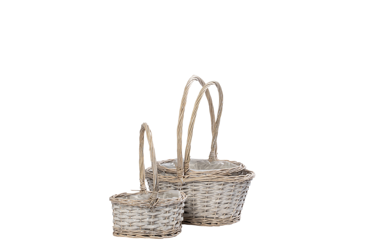 Picture of Liam oval basket w/handle