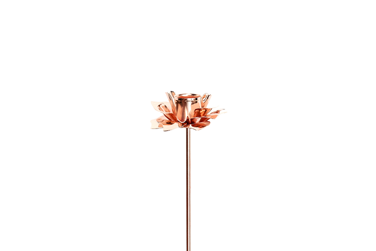 Picture of Spear flower taper candleholder