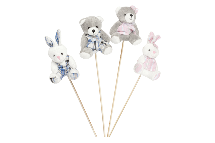 Picture of Teddy bear/rabbit on a stick
