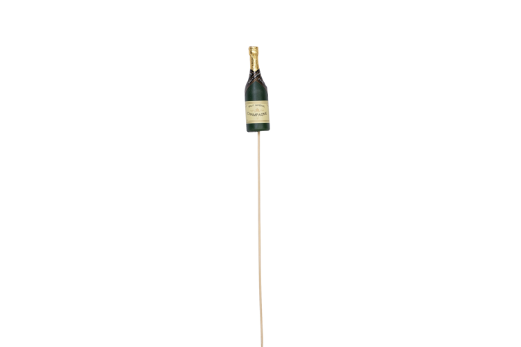 Picture of Champagne bottle on a stick