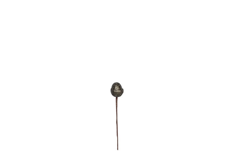 Picture of Glitter acorn on a wire