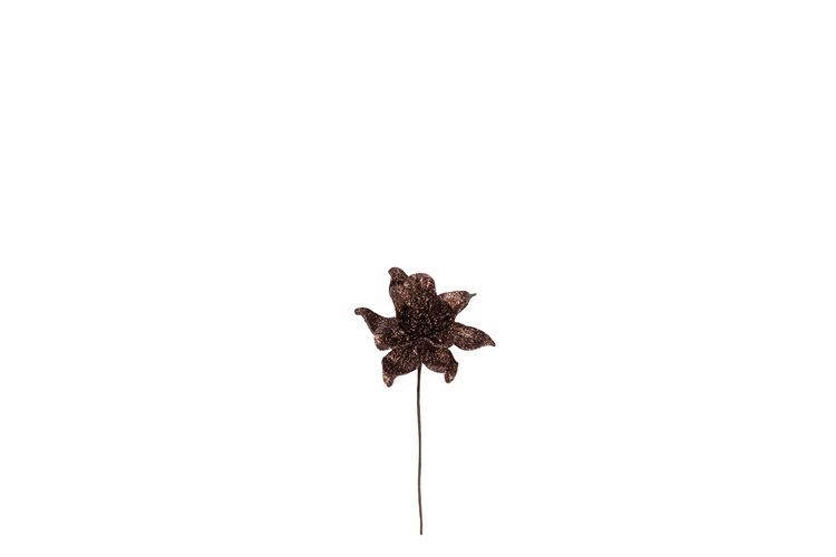 Picture of Glitter flower on a wire