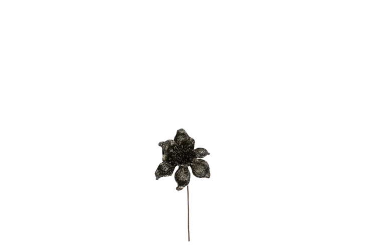 Picture of Glitter flower on a wire